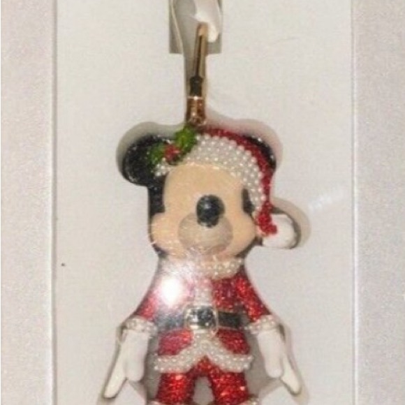 Disney babublebar Christmas Mickey bag charm. NWT! - Picture 3 of 3